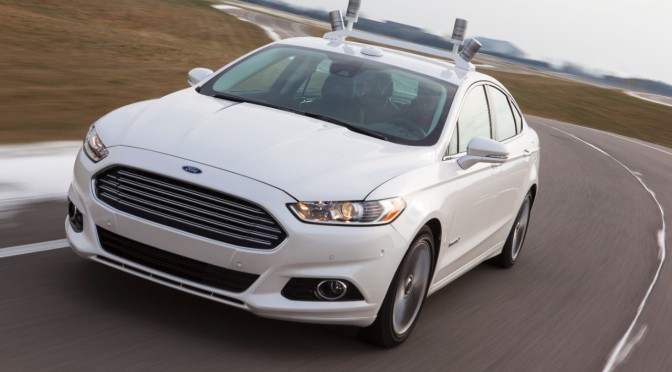 Ford autonomous vehicle prototype