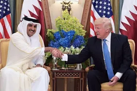 تماس تلفنی ترامپ با امیر قطر