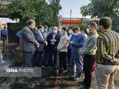 کمپ ترک‌اعتیاد لنگرود پس از آتش‌سوزی