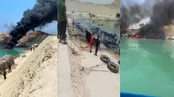 تصاویر حمله آمریکا به قایق‌های ماهیگیری مردم