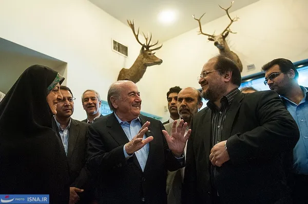 صبح پنجشنبه سپ بلاتر از موزه تنوع زیستی محیط زیست دیدار کرد