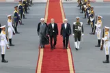 عکس: سفر رئیس جمهور به ترکمنستان