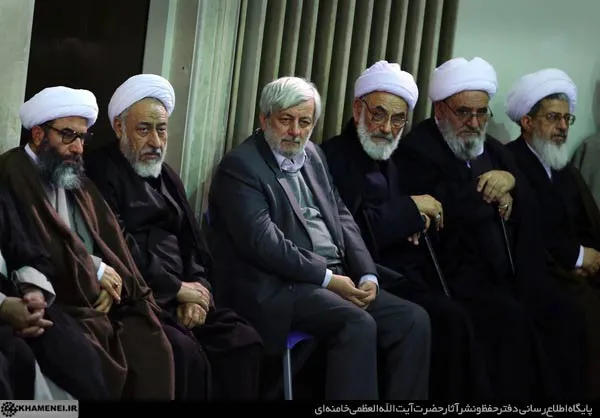 دیدار رهبری با مردم قم