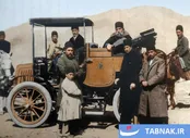 عکس: پنجره‌ای به گذشته؛ ورود نخستین اتومبیل به ایران