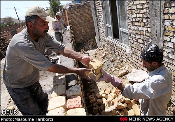 بازسازی مناطق زلزله زده ارسباران