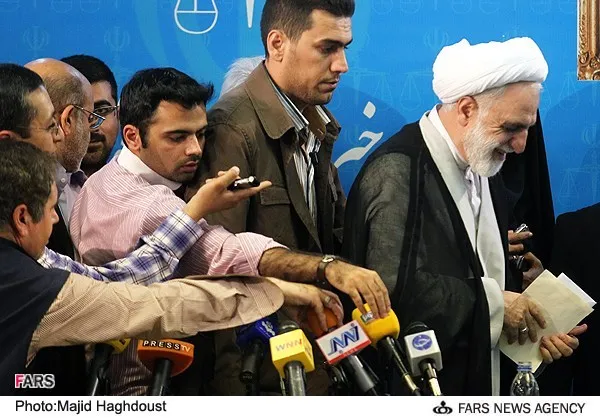 حجت الاسلام غلامحسین محسنی اژه ای سخنگوی قوه قضائیه در جمع خبرنگاران
دوشنبه 18 شهریور ماه 1392
