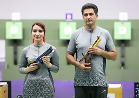 نخستین مدال تیراندازی در ناگویا
