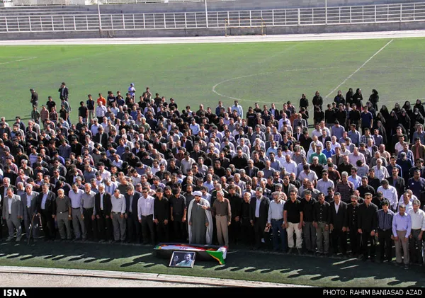 مراسم تشییع &laquo;مهدی محمدی&raquo; مربی تیم فوتبال صنعت مس کرمان