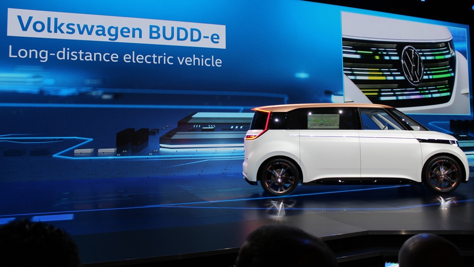 VW Budd-e electric microbus