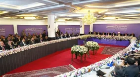 غیبت پرچم ایران در میزبانی استاندار کردستان از اقلیم عراق + عکس