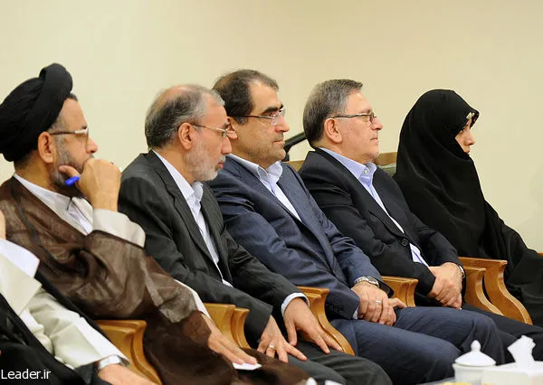دیدار رهبر انقلاب با هیات دولت