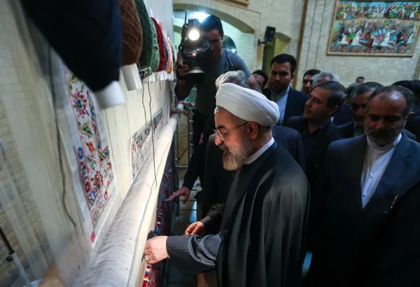 حضور روحانی در سازمان میراث فرهنگی و گردشگری/ISNA
