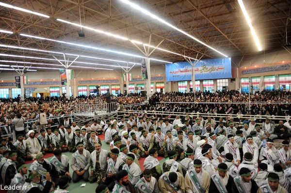 دیدار هزاران نفر از بسیجیان استان خراسان شمالی
۱۳۹۱/۰۷/۲۴