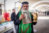 عکس: زائران و خادمان اربعین؛ پای عهد ولایت