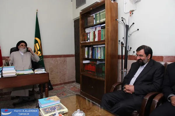 دیدار محسن رضایی با امام جمعه کرمان