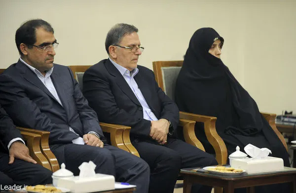 دیدار رهبر انقلاب با هیات دولت