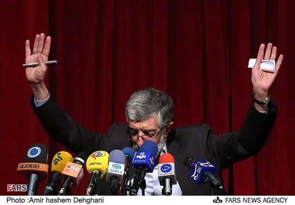 نشست خبری غلامعلی حداد عادل در جمع دانشجویان دانشگاه آزاد واحد علوم و تحقیقات