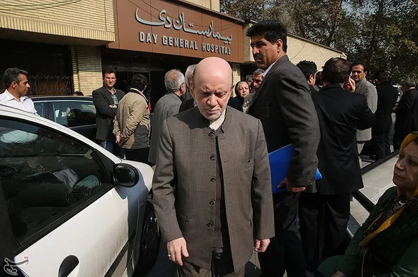 حبیبی دبیرکل حزب مؤتلفه در بیمارستان 