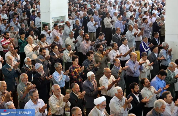 اقامه نماز عيد قربان در کرمان. (عکس از ابوذر احمديزاده)
