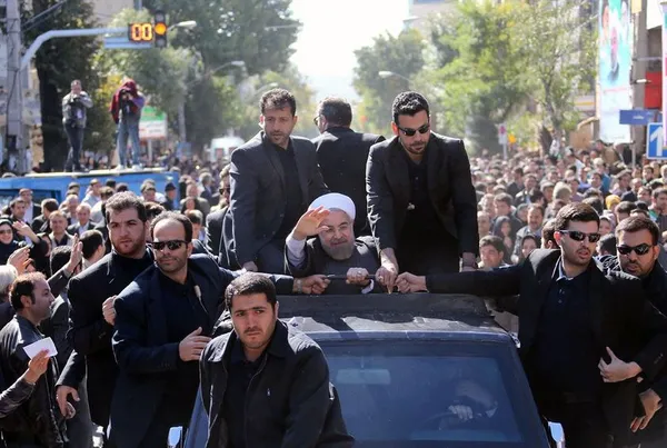 استقبال مردمی در استان زنجان از رییس جمهوری./President O.W

