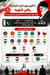 کدام مقامات جهان برای وداع با رهبرشهید به تهران آمدند؟