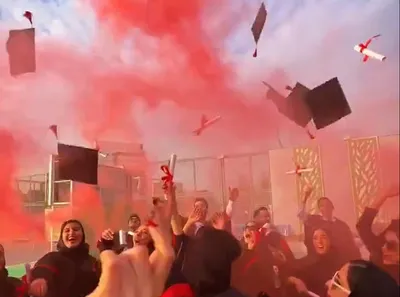 ویدیوی جنجالی جشن فارغ التحصیلی