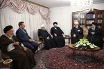 مسئولان نظام در منزل رییس‌‌جمهور