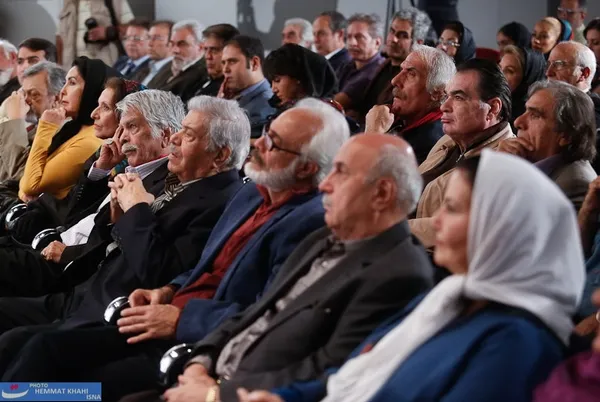 بزرگان دوبله در مراسم گرامیداشت خاچیکیان