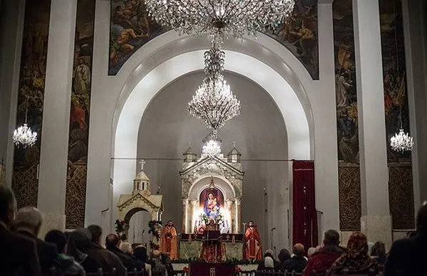 جشن سال نو میلادی در کلیسا سرکیس مقدس تهران برگزار شد./FNA
