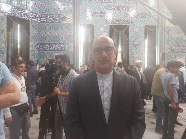 شهاب الدین طباطبایی دبیر کل حزب ندای ایرانیان