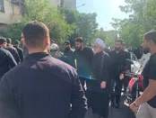حضور مسئولان در مراسم تشییع رئیس‌جمهور شهید