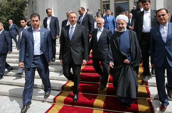استقبال رسمی حسن روحانی از رئیس&zwnj;جمهور آذربایجان روز چهارشنبه انجام شد/ISNA
