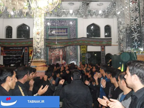 عزاداری تاسوعای حسینی درمسجد جامع روستای گلند شهرستان رامیان