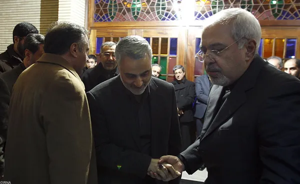 سردار قاسم سلیمانی و محمد جواد ظریف