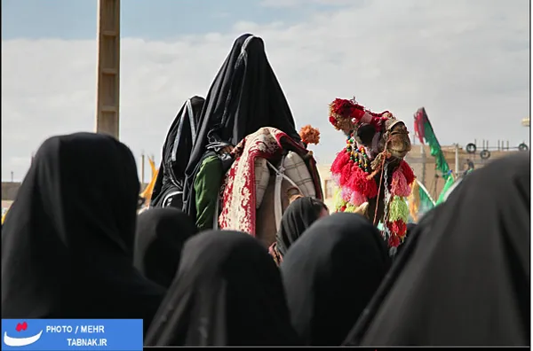 کاروان عزاداران حضرت اباعبدالله در خمینی شهر اصفهان