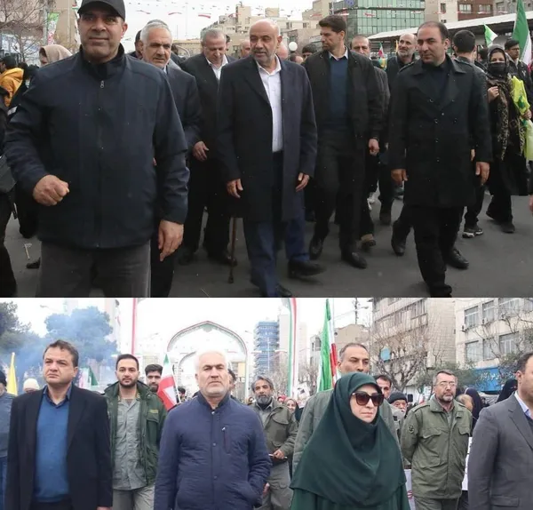 حضور وزیر کار و رئیس سازمان حفاظت محیط زیست در جشن ۴۷ سالگی انقلاب اسلامی