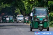 عکس: ریکشاها، رنگ و حرکت در خیابان‌های کاکس‌بازار بنگلادش