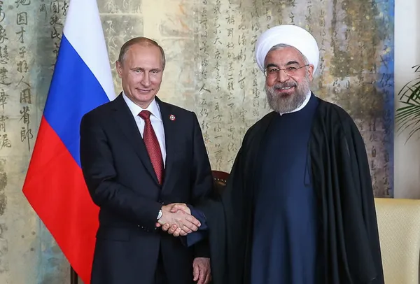 دیدار روحانی و پوتین در حاشیه اجلاس سیکا در چین/ISNA
