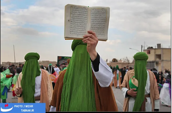 کاروان عزاداران حضرت اباعبدالله در خمینی شهر اصفهان
