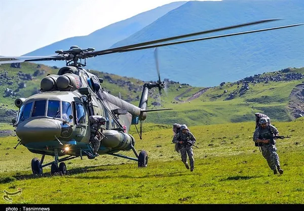 تکاوران تیپ 65 نوهد نیروی زمینی ارتش در مسابقات کوهستان