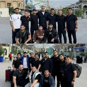 تیم ملی کشتی در کربلا