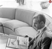 عکس تاریخی از محمدرضا پهلوی بعد از جدایی از ثریا