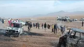 سانحه مرگبار و آتش‌سوزی خودرو در محور نهبندان