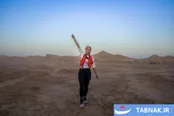 عکس: دویدن زیر آسمان پرستاره در ماراتن شب‌بیابان جهانی لوت