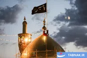 عکس: حسینیه اعظم زنجان سیاه‌پوش شد
