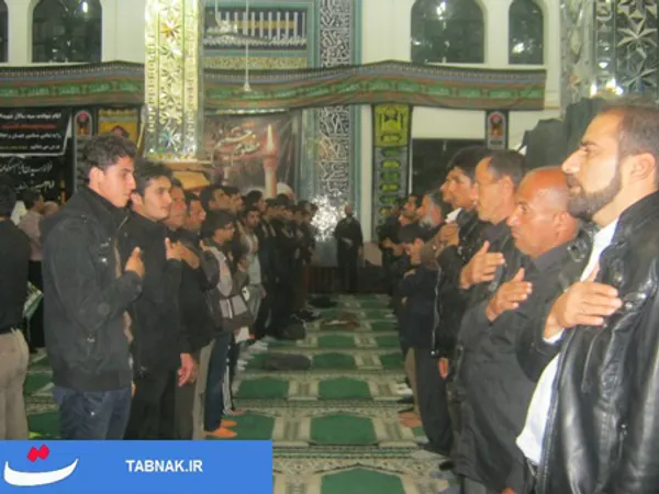 عزاداری تاسوعای حسینی درمسجد جامع روستای گلند شهرستان رامیان