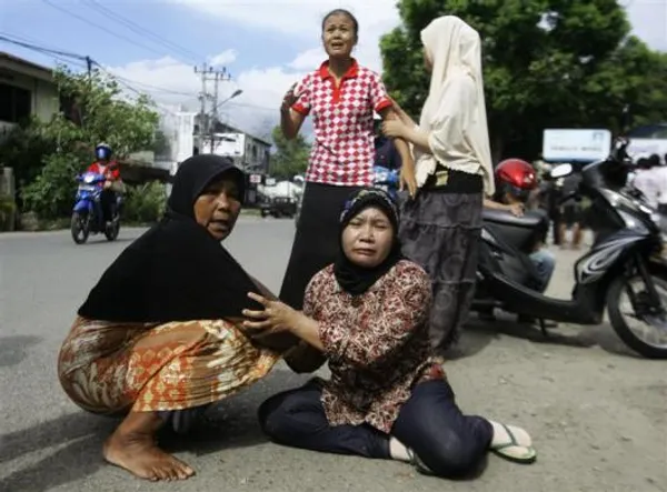 وقوع زلزنه 8.6 ریشتری آچه در اندونزی
REUTERS/Junaidi Hanafiah
