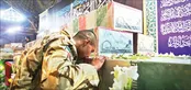 وداع با پیکر مطهر ۳۰ شهید گمنام در حرم رضوی