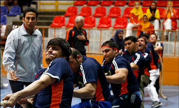 عصر امروز چهارشنبه، جشنواره بازی&zwnj;های سنتی و بومی محلی استان همدان، در سالن ورزشی فردوسی همدان برگزار شد/ایرنا
