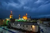تصاویر باران رحمت در آستان مقدس سامرا